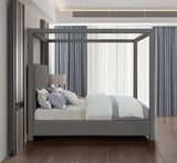Emerson Luxurious Mid Century Modern Canopy Bed Frame for Ultimate Comfort and Style in Bedrooms
