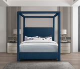 Emerson Luxurious Mid Century Modern Canopy Bed Frame for Ultimate Comfort and Style in Bedrooms