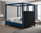 Emerson Luxurious Mid Century Modern Canopy Bed Frame for Ultimate Comfort and Style in Bedrooms