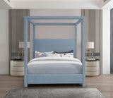 Emerson Luxurious Mid Century Modern Canopy Bed Frame for Ultimate Comfort and Style in Bedrooms