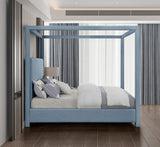 Emerson Luxurious Mid Century Modern Canopy Bed Frame for Ultimate Comfort and Style in Bedrooms