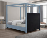 Emerson Luxurious Mid Century Modern Canopy Bed Frame for Ultimate Comfort and Style in Bedrooms
