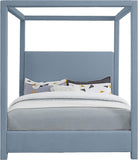 Emerson Luxurious Mid Century Modern Canopy Bed Frame for Ultimate Comfort and Style in Bedrooms