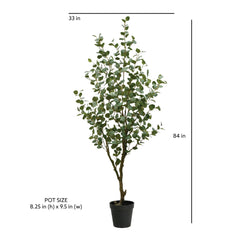 CG Hunter 7' Artificial Eucalyptus Tree