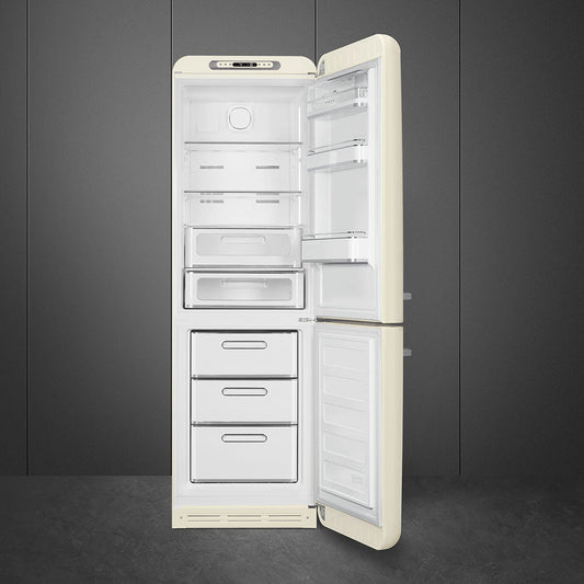 Refrigerator Retro-style Cream Glossy
