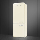 Refrigerator Retro-style Cream Glossy