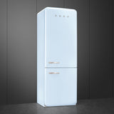 Refrigerator Retro-style Pastel blue Glossy