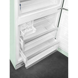 Refrigerator Retro-style Pastel green Glossy