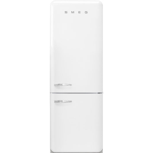 Refrigerator Retro-style White Glossy