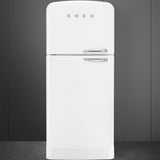 Refrigerator Retro-style White Glossy