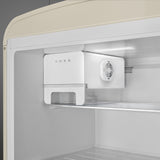 Refrigerator Retro-style Cream Glossy