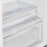 Refrigerator Retro-style Cream Glossy