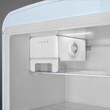 Refrigerator Retro-style Pastel blue Glossy