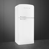 Refrigerator Retro-style White Glossy