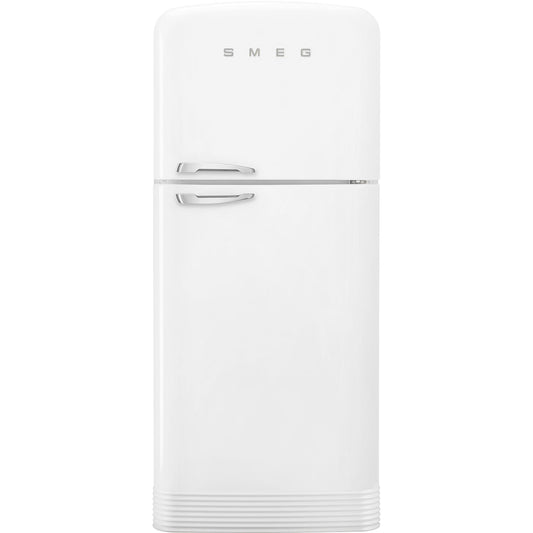 Refrigerator Retro-style White Glossy