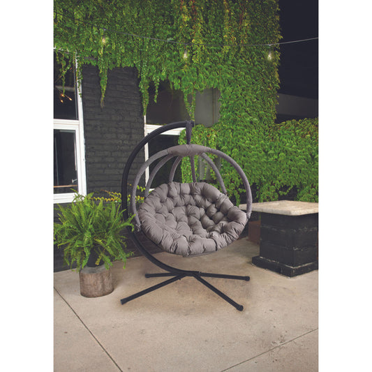 Hanging Ball Chair w/ Stand - Overland Sand