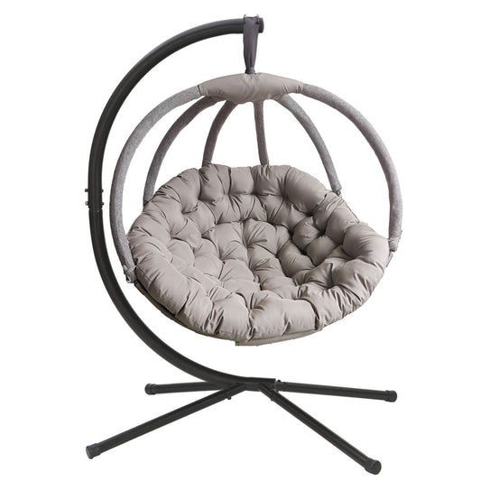 Hanging Ball Chair w/ Stand - Overland Sand