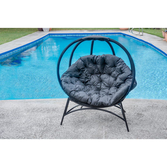 Cozy Ball Chair in Overland Black