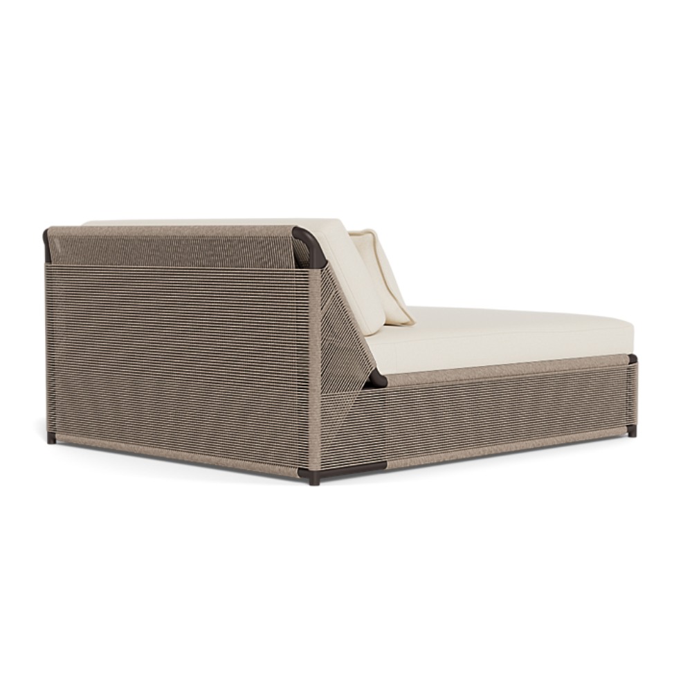 Formentera Daybed (Aluminum Bronze / Siesta Ivory / Twisted Rope Dune)