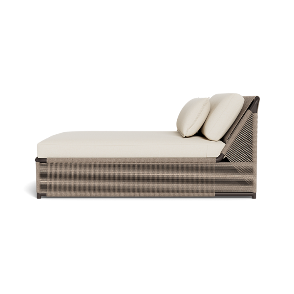 Formentera Daybed (Aluminum Bronze / Siesta Ivory / Twisted Rope Dune)