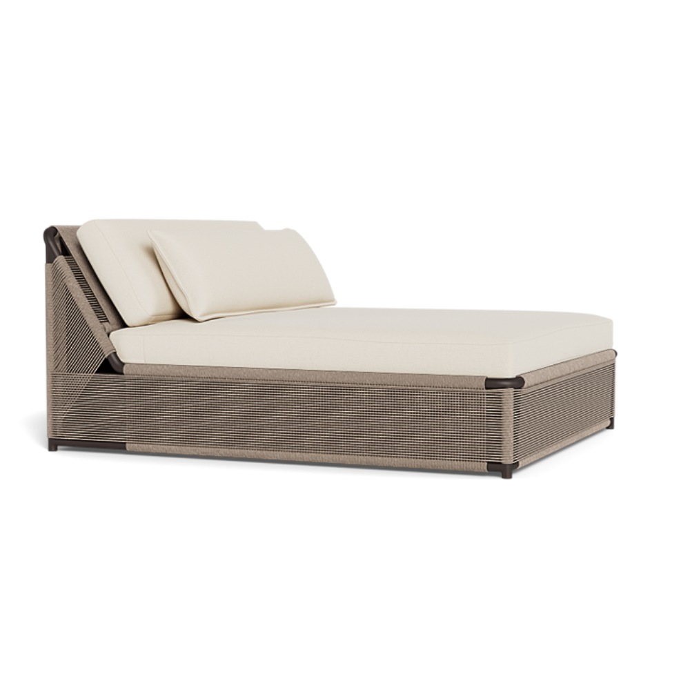 Formentera Daybed (Aluminum Bronze / Siesta Ivory / Twisted Rope Dune)