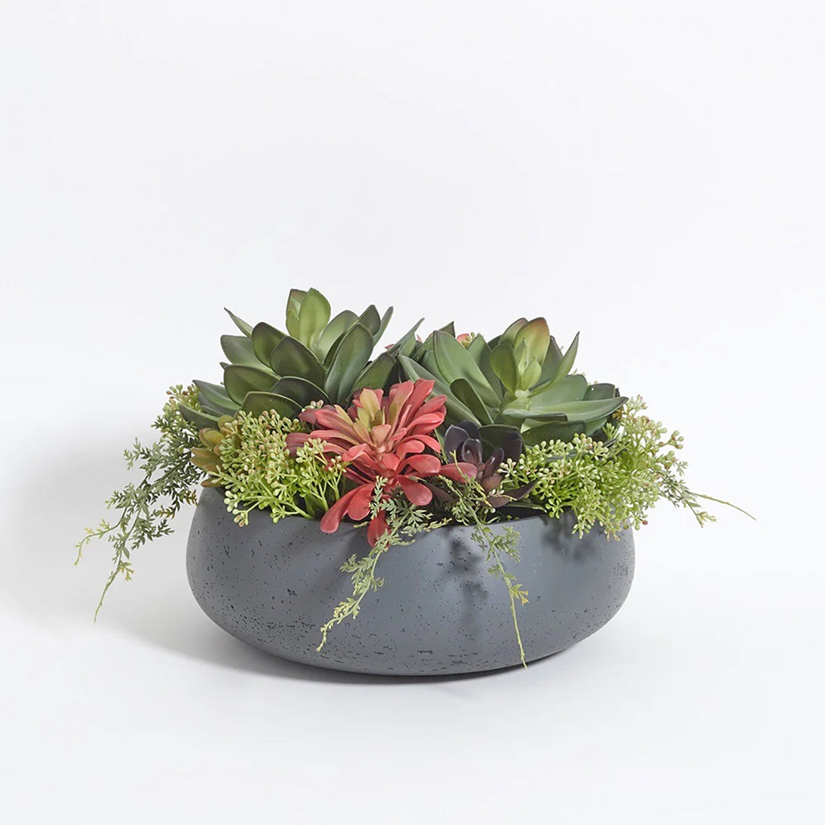 CG Hunter Artificial Succulent Arrangement - Round