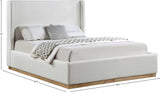 Flynn Linen Textured Wingback Bed - Luxurious Comfort and Contemporary Design for Your Bedroom Sanctuary