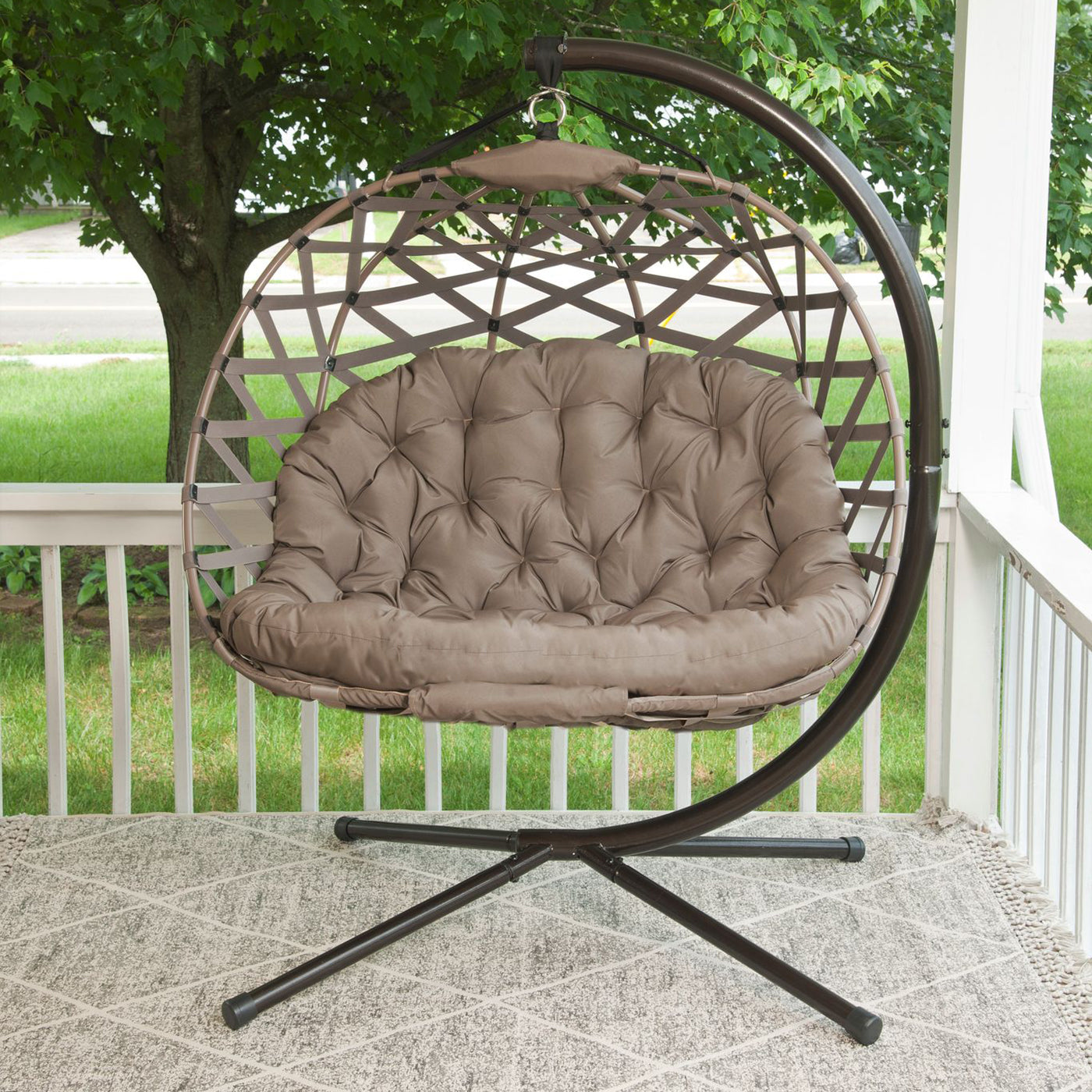 Hanging Pumpkin Patio Chair - Crossweave