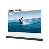 100''-120'' Matte White Motorized Floor Rising Screen