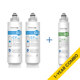 Waterdrop G3P600 RO System Replacement Filters Set - 600 GPD