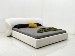 Columbus Bed With Wraparound Headboard White