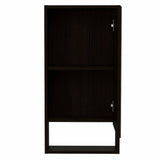 Tuhome Mariana Medicine Cabinet with Mirror, One External Shelf, Two Interior Shelves, Modern Design for Bathroom Storage and Organization