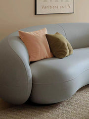 Tia Marie Recessed Arm Curved Sofa