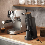 Wirsh Home Barista Plus Espresso Machine + Geimori GU38 Single Dose Coffee Grinder