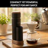 Geimori T38 Plus-The True Pro Grade Portable Coffee Grinder with 38mm Conical Burr, Anti-Static Tech, Stepless Grind Settings, Zero Retention