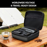 Geimori T38 Plus-The True Pro Grade Portable Coffee Grinder with 38mm Conical Burr, Anti-Static Tech, Stepless Grind Settings, Zero Retention