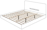 Geri Black Velvet Bed with Stylish Piping & Dual Gold/Chrome Legs for Contemporary Elegance