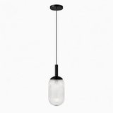 Giza Pendant Lamp - Black and Clear