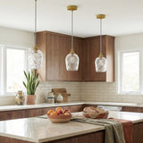 Glowline Pendant Lamp - Gold and Clear
