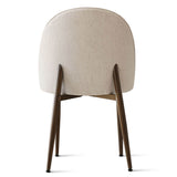Goteborg Upholstered Dining Chair with Walnut legs (Set of 6)
