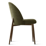 Goteborg Upholstered Dining Chair with Walnut legs (Set of 2)