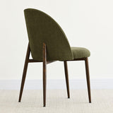 Goteborg Upholstered Dining Chair with Walnut legs (Set of 6)