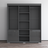 Monaco 3D Wardrobe with Mirror