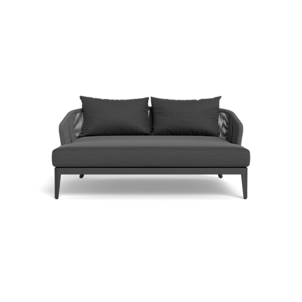 Hamilton Daybed (Aluminum Asteroid / Panama Grafito / Rope Dark Grey)