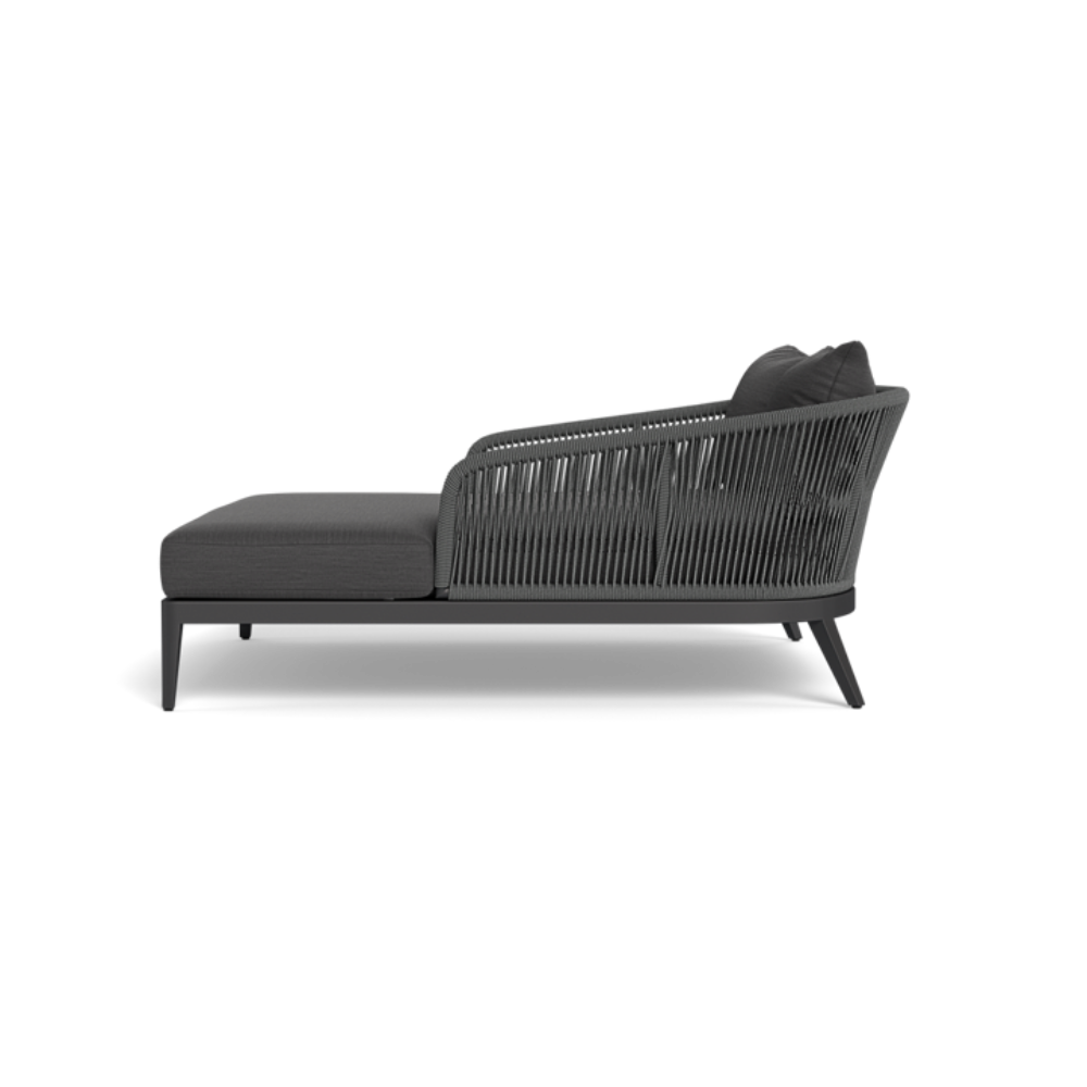 Hamilton Daybed (Aluminum Asteroid / Panama Grafito / Rope Dark Grey)