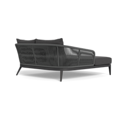 Hamilton Daybed (Aluminum Asteroid / Panama Grafito / Rope Dark Grey)