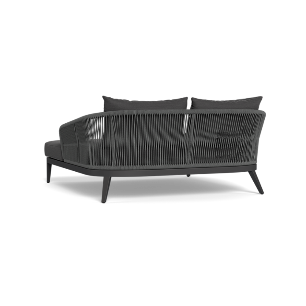 Hamilton Daybed (Aluminum Asteroid / Panama Grafito / Rope Dark Grey)