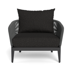 Shop Harbour Hamilton Lounge Chair (Aluminum Asteroid / Panama Grafito / Rope Dark Grey)