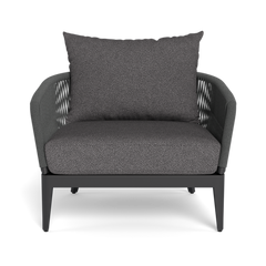 Shop Harbour Hamilton Lounge Chair (Aluminum Asteroid / Panama Grafito / Rope Dark Grey)