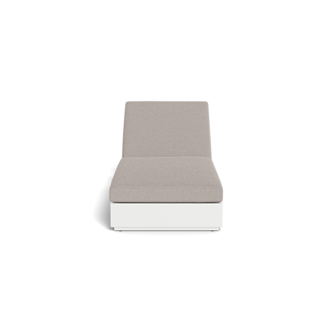 Shop Harbour Hayman Sun Lounge (Aluminum White / Lisos Piedra / Batyline White)